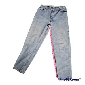 Levi's Vintage 550's Tappered "Street Jean" Light Wash Loose Soft 80's 90's